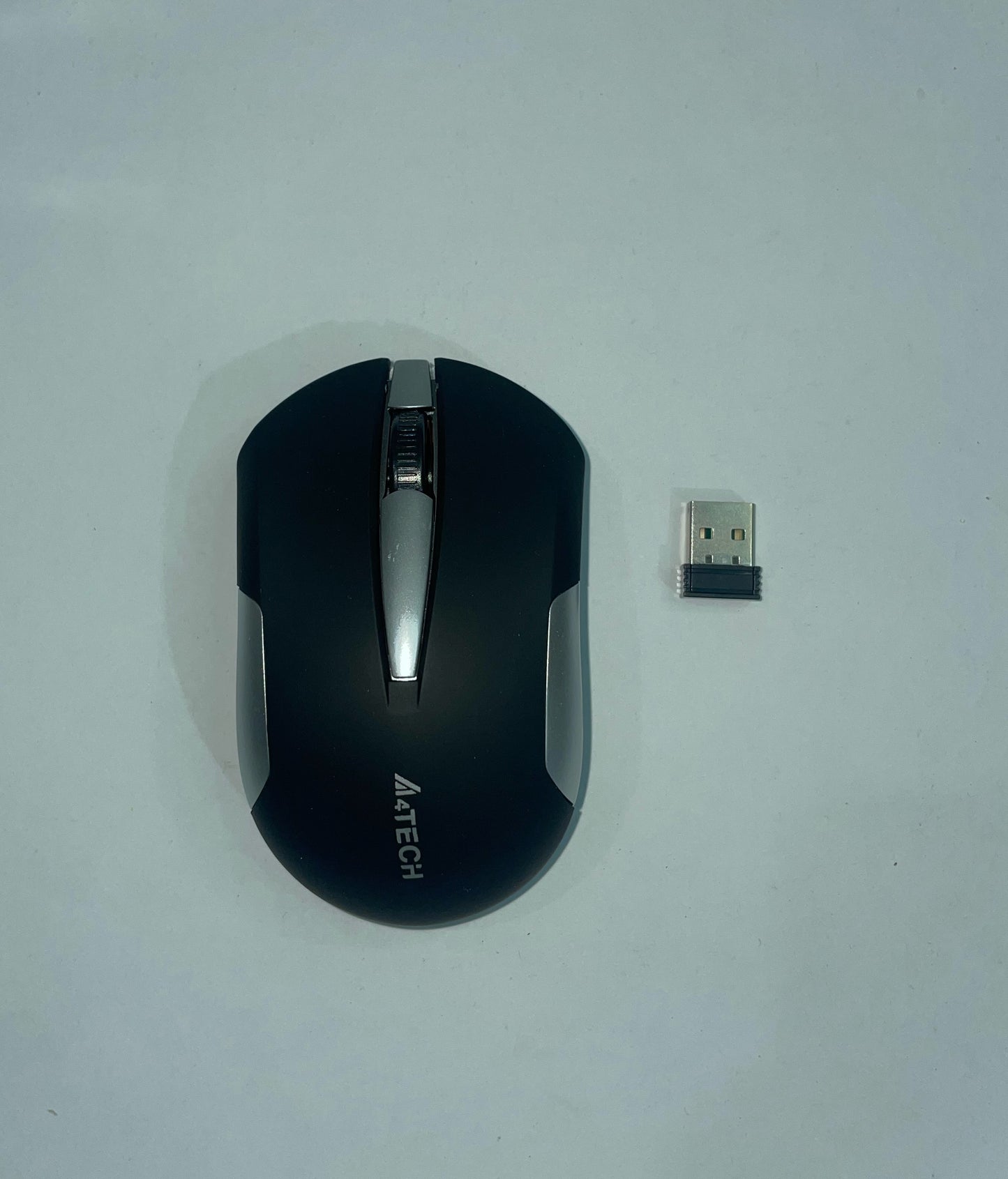 A4Tech G3-200NS 2.4G Wireless Silent Click Mouse - 1200 DPI Optical Sensor, Symmetric Ergonomics