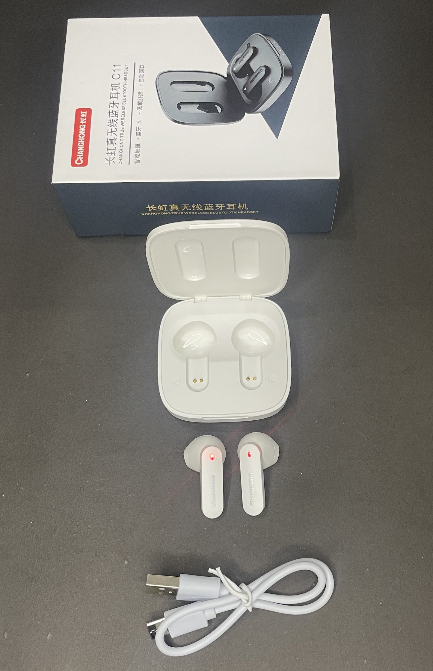 Airpods Changhong C11 Bluetooth 5.1, Hd Sound Quality Wireless Airpods