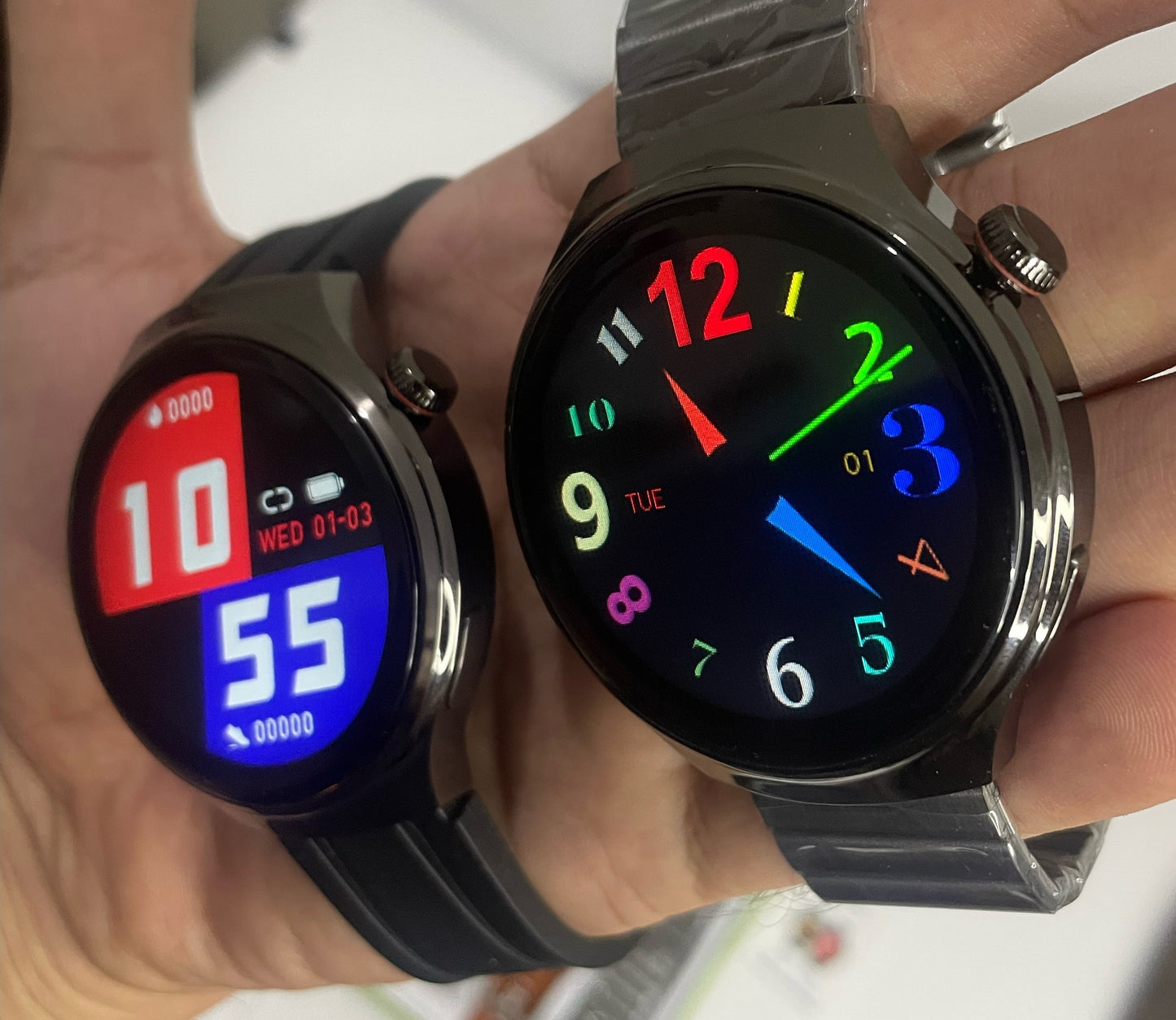 D9 Watch 4 Smart Watch 7 in 1 with 49mm OLED Display, Wireless Charging, AI Voice, Multi-Sport Mode