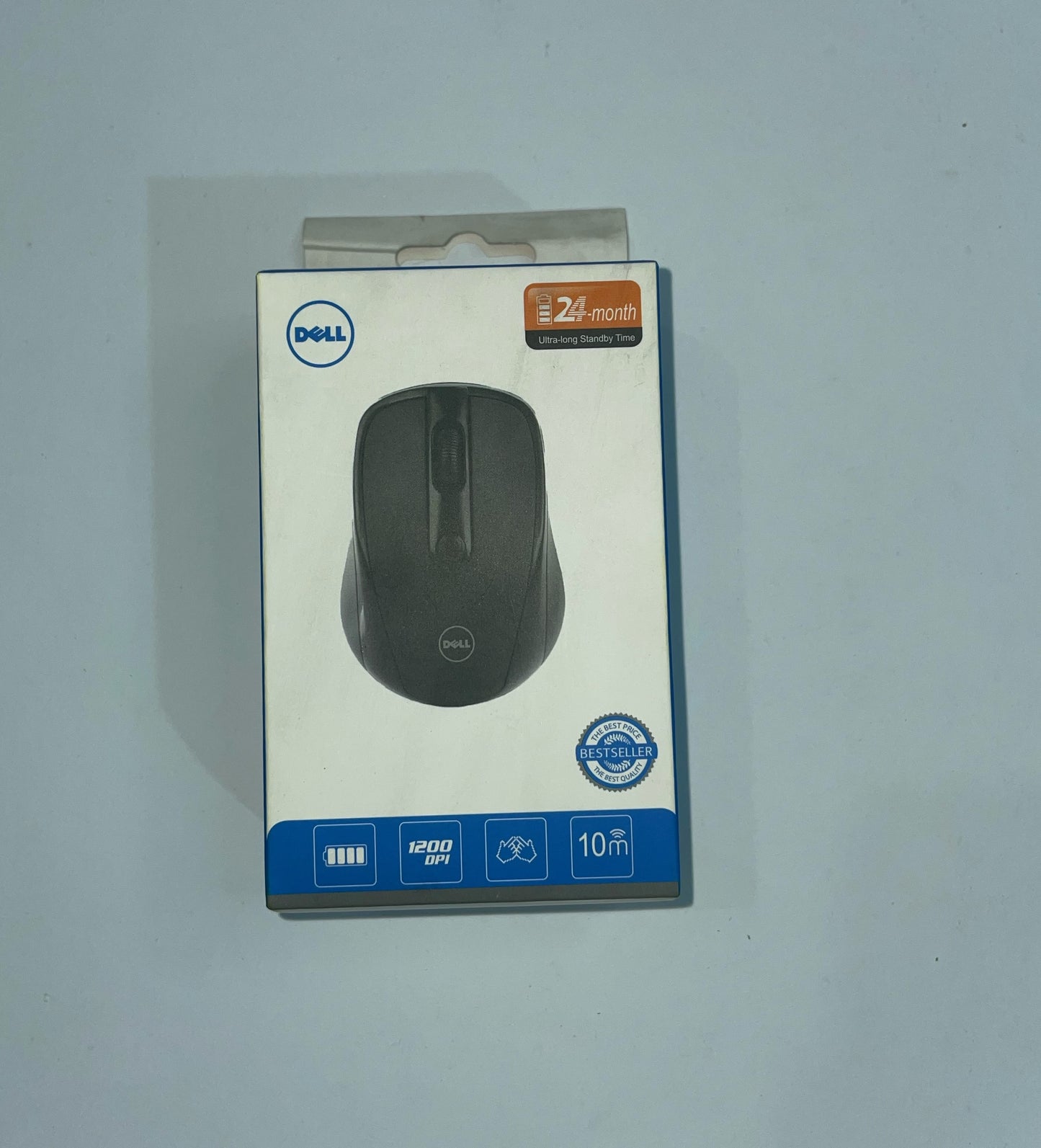 Dell 888 Wireless Optical Mouse - Advanced 2.4 GHz RF Connectivity, 1000 DPI Optical Tracking, Plug and Play