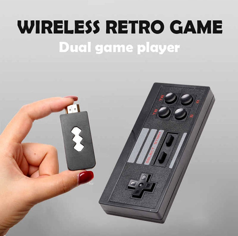 Extreme Mini 8 Bit Game Box – Wireless Retro Gaming Console with 818+ Classic NES Games, HDMI Plug & Play, Multiplayer Support