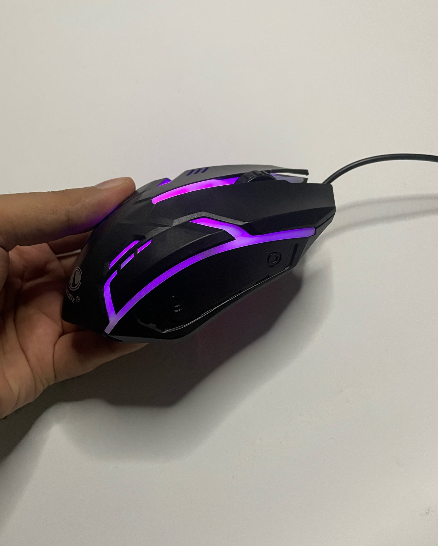 LIMEIDE S1 Sports LED Luminous Backlit Wired Mouse - 1200 DPI Ergonomic Optical Gaming Mouse