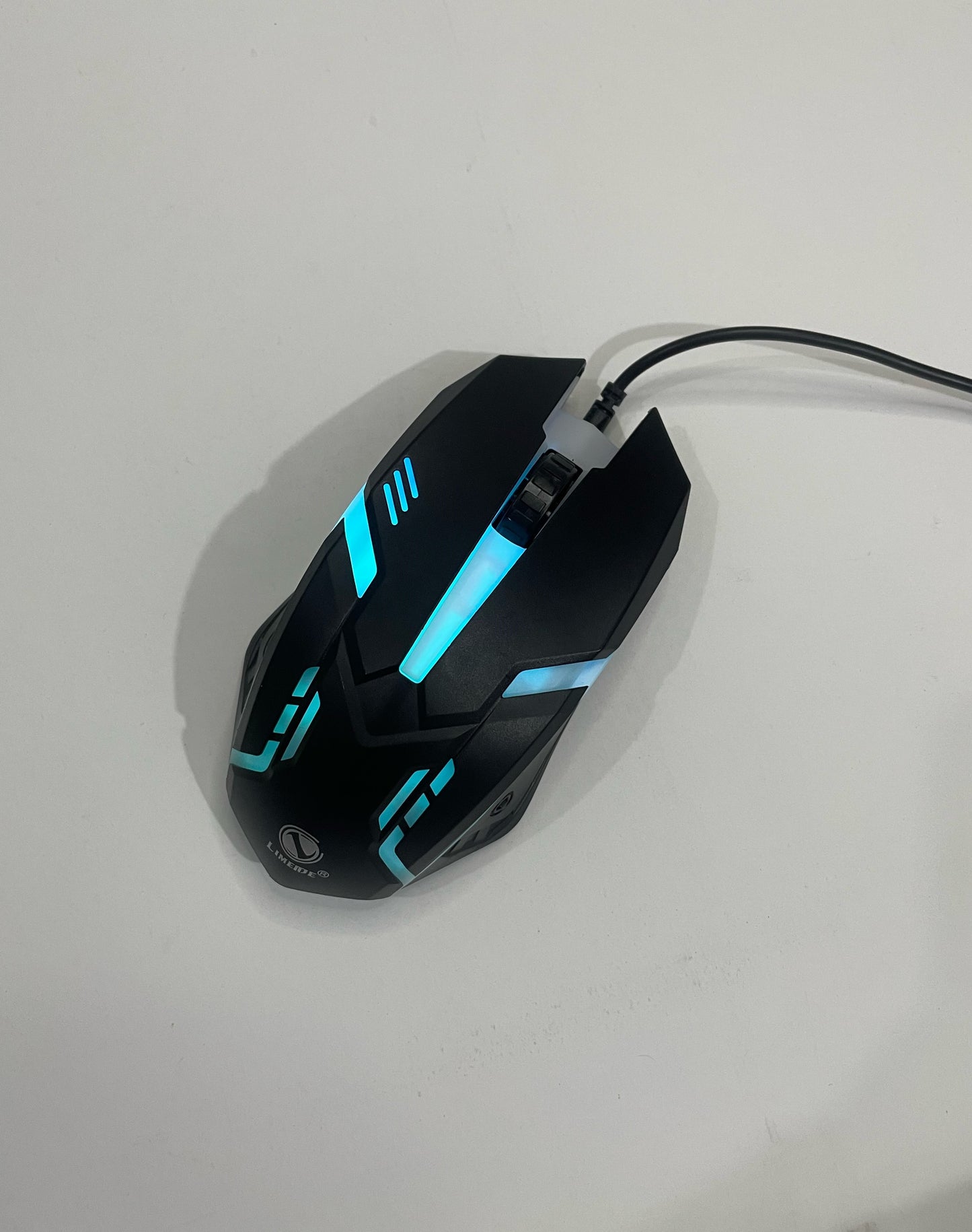 LIMEIDE S1 Sports LED Luminous Backlit Wired Mouse - 1200 DPI Ergonomic Optical Gaming Mouse