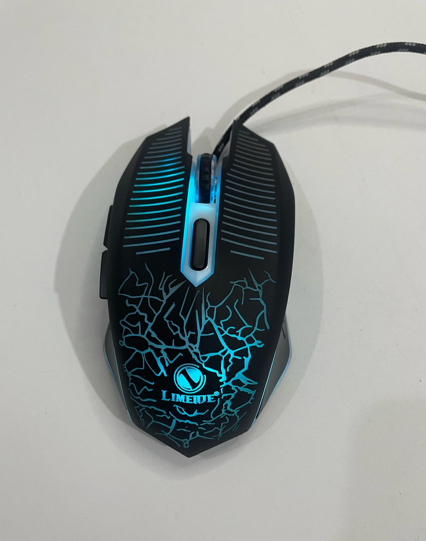 Limeide V6 Gaming Mouse with Seven-Color LED Dazzle - 1800 DPI Optical Engine With 6 Buttons