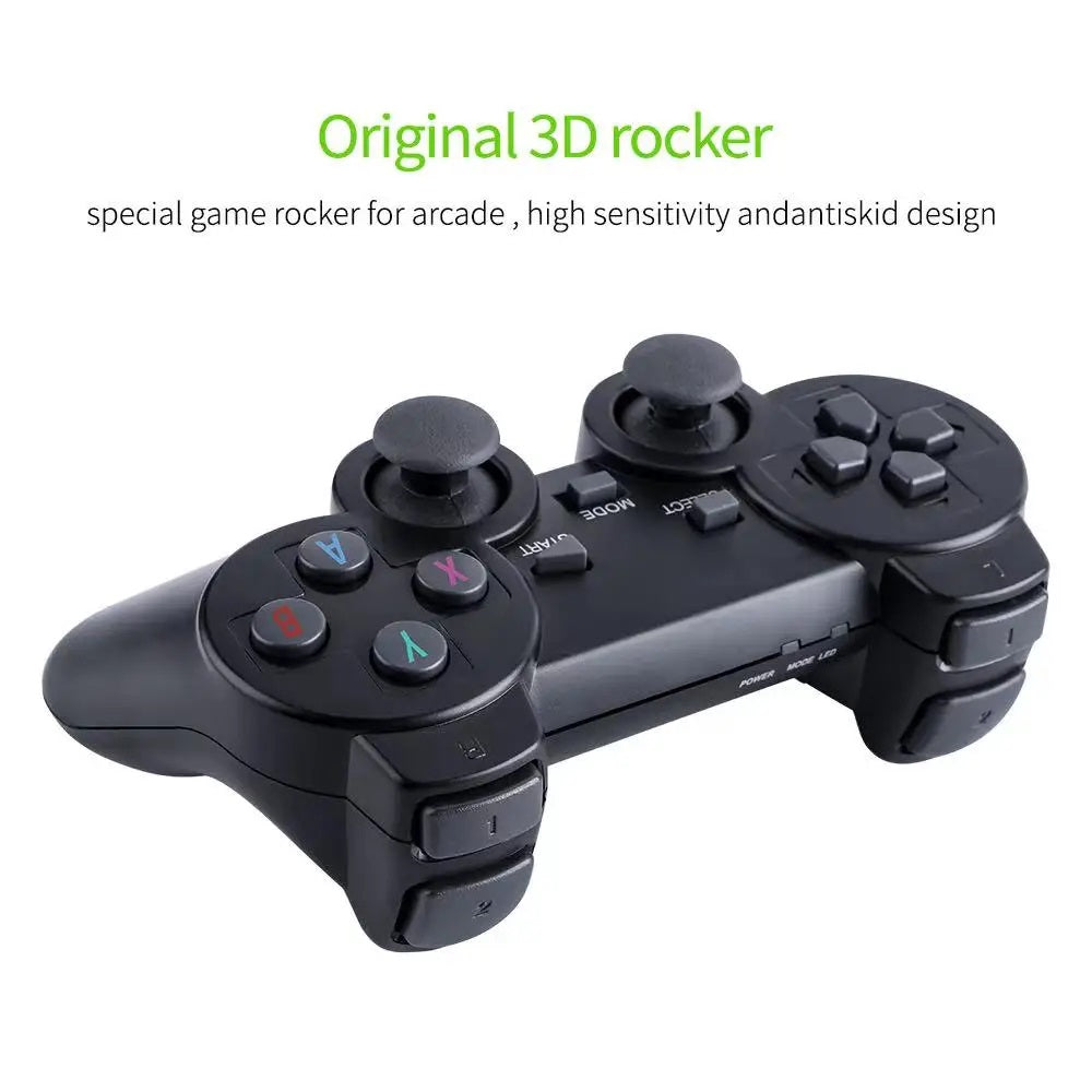 M8 4K Game Stick Console with 20000+ Retro Games | Wireless Controllers | HDMI Output | 64GB TF Card | Quad-Core Gaming Stick