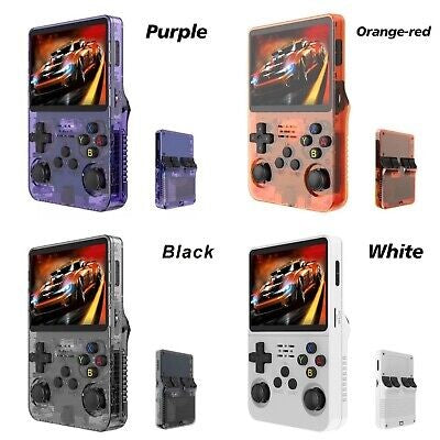 R36S Retro Handheld Game Console – 20,000+ Pre-Installed Games, 3.5-Inch IPS Display, 64GB Storage, Expandable to 256GB, Long Battery Life for Portable Retro Gaming