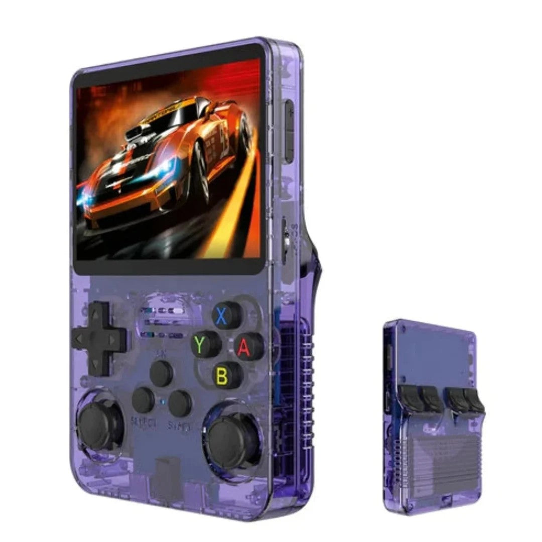 R36S Retro Handheld Game Console – 20,000+ Pre-Installed Games, 3.5-Inch IPS Display, 64GB Storage, Expandable to 256GB, Long Battery Life for Portable Retro Gaming