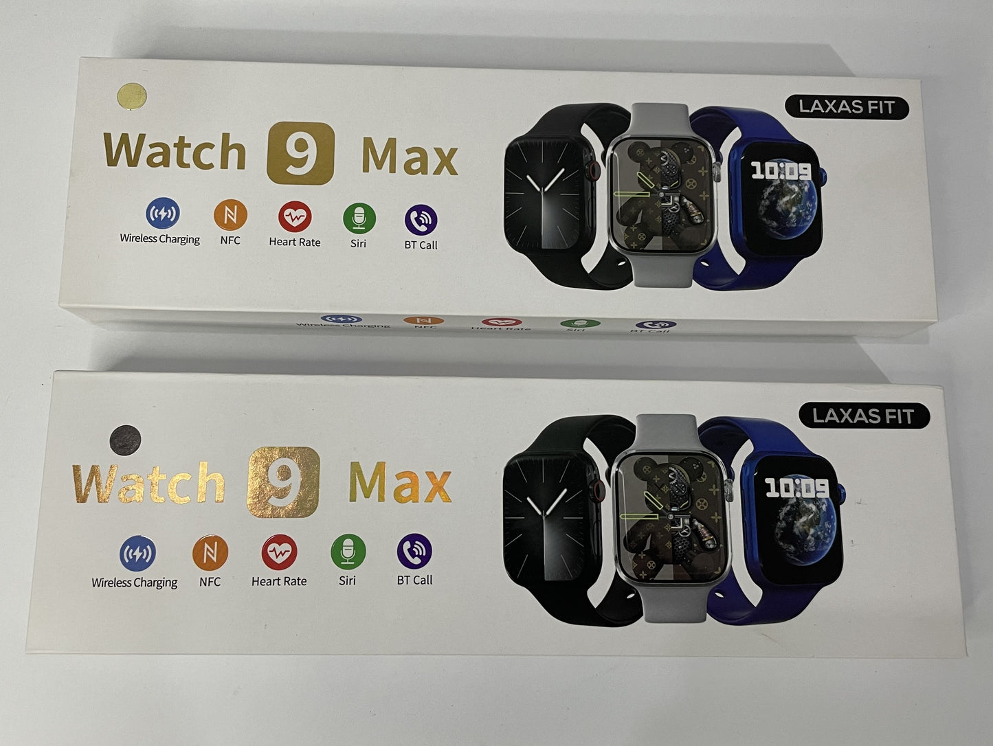 Watch 9 Max Smart Watch | Stainless Steel | Dual Strap for Men and Women | 2.19" Full HD Touch Display | Bluetooth Calling | NFC | All Fitness Tracking Features | IP67 Waterproof | Wireless Charging | Multi-Language Support