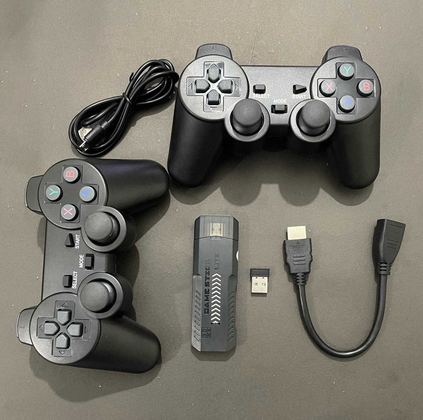 Game Stick X2 Plus 4K Retro Console | 37,000+ Games, Dual Wireless Controllers, 30+ Emulators | Plug-and-Play HDMI, 64GB Internal Storage, 120Hz Refresh Rate for PS1, N64, Dreamcast