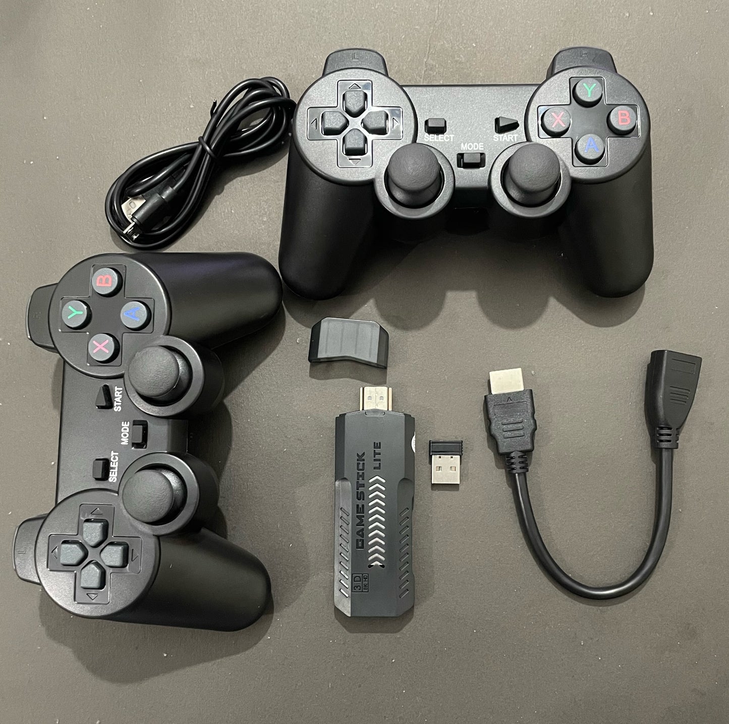 Game Stick X2 Plus 4K Retro Console | 37,000+ Games, Dual Wireless Controllers, 30+ Emulators | Plug-and-Play HDMI, 64GB Internal Storage, 120Hz Refresh Rate for PS1, N64, Dreamcast