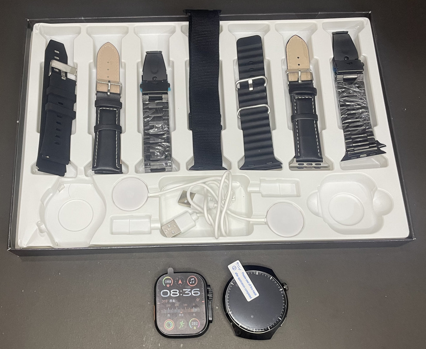 i70 Suit Ultra 2 Watch & 4 pro Smart Watch with 7 Straps