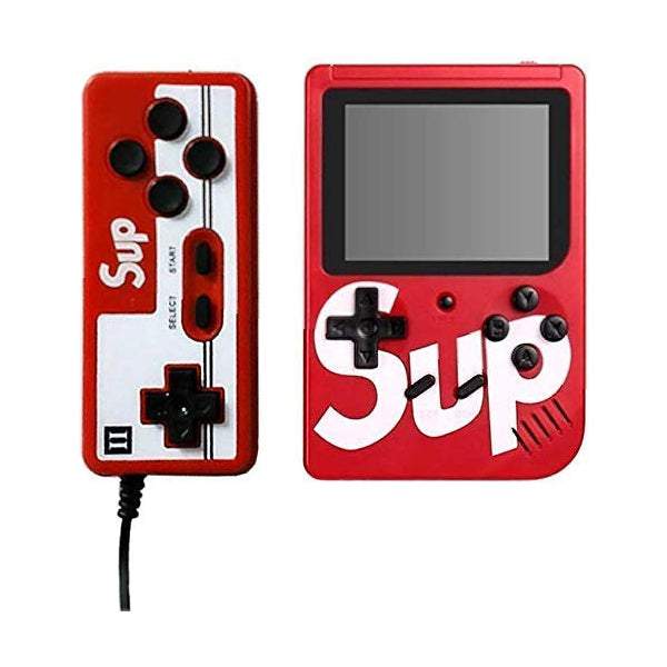 SUP 2 Player 400-in-1 Retro Handheld Game Console – Portable Gaming Device with 3.0-Inch TFT Color Screen, Rechargeable Battery, TV Connectivity, and Classic Games Library